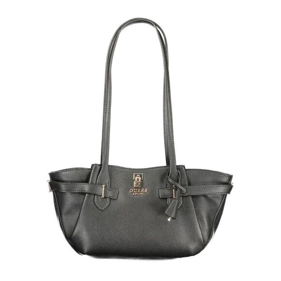 Guess Jeans Nero Polyurethane Women Women's Handbag